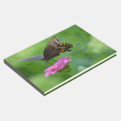 Butterfly on Zinnia Gastenboek (Hoek)