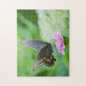 Butterfly on Zinnia Puzzle Legpuzzel (Verticaal)