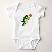 Butterfly op Basketball Sports Romper (Voorkant)