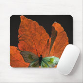 Butterfly op blad 2 muismat (Met muis)