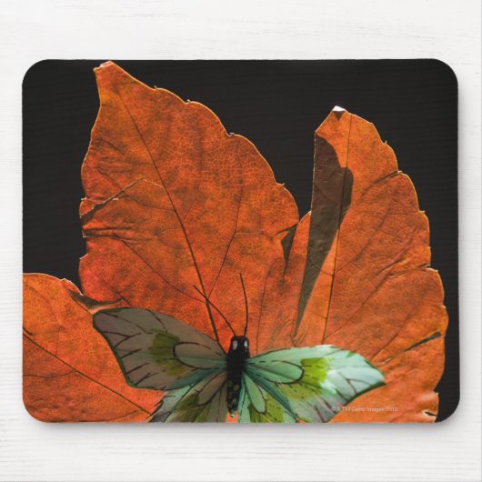 Butterfly op blad 2 muismat (Voorkant)