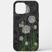 Butterfly op Puff Flower Case-Mate iPhone Case (Achterkant)