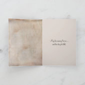 Butterfly op Puff Flower Sympathia Card Kaart (Binnen)