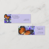 Butterfly op sproeiers mam mini visitekaartje (Voorkant / Achterkant)