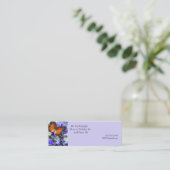 Butterfly op sproeiers mam mini visitekaartje (Staand voorkant)