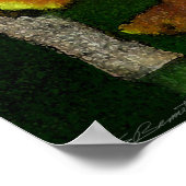 Butterfly Orchid Art Poster -24x36 -andere maten (Hoek)