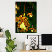 Butterfly Orchid Art Poster -24x36 -andere maten (Thuiskantoor)