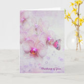 Butterfly Orchid Thinking of You Kaart (Gele Bloem)
