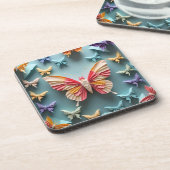Butterfly Origami Bier Onderzetter (Linkerzijde)