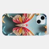 Butterfly Origami Case-Mate iPhone Case (Achterkant (horizontaal))