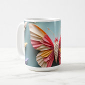 Butterfly Origami Koffiemok (Voorkant links)