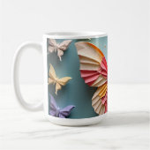 Butterfly Origami Koffiemok (Links)