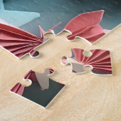 Butterfly Origami Legpuzzel (Zijkant)