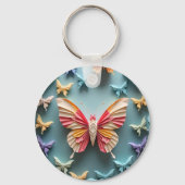 Butterfly Origami Sleutelhanger (Voorkant)