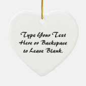 Butterfly Ornament Personalized Butterfly Ornament (Achterkant)