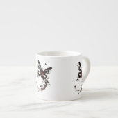 Butterfly Outline Specialty Espresso Mok (Voorkant rechts)