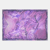 Butterfly  Paars Victoriaans Stijl Romantisch Inpakpapier Vel (Voorkant 2)