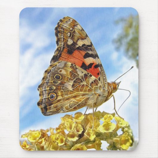 Butterfly Painted Lady Muismat (Voorkant)