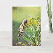 Butterfly Painting Scripting Kaart 1 Peter 5:6-7 (Voorkant)