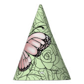 Butterfly Paper Party Pet Feesthoedjes (Rechts)