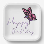 Butterfly Papieren Bordje (Voorkant)