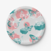 Butterfly Papieren Bordje (Voorkant)