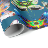 Butterfly Parade Wrapping Paper  A Flight of Color Cadeaupapier (Rol Hoek)