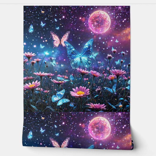 Butterfly Paradise Behang (Afrollen)