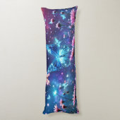 Butterfly Paradise Lichaamskussen (Achterkant (Verticaal))