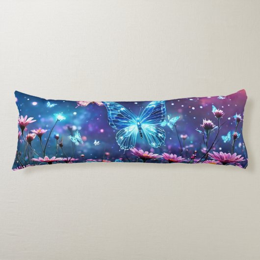Butterfly Paradise Lichaamskussen (Voorkant)