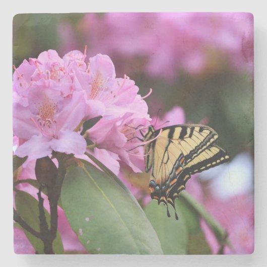 Butterfly Paradise Stenen Onderzetter (Voorkant)