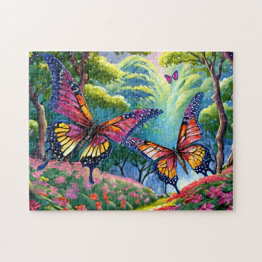 Butterfly Park 2 Vet en mooie puzzel (Horizontaal)