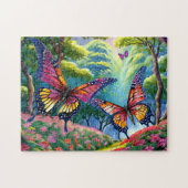 Butterfly Park 2 Vet en mooie puzzel Legpuzzel (Horizontaal)