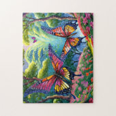 Butterfly Park 2 Vet en mooie puzzel Legpuzzel (Verticaal)