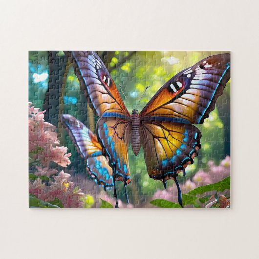 Butterfly Park 3 Easy Brain Art Puzzel Foto Puzzel (Horizontaal)