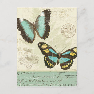Butterfly-patchwork Briefkaart