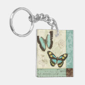 Butterfly-patchwork Sleutelhanger (Voorkant Links)