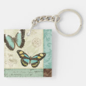 Butterfly-patchwork Sleutelhanger (Achterkant)