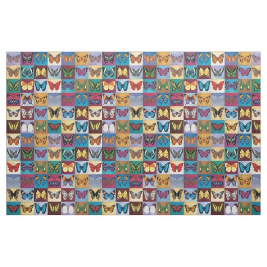 Butterfly-patchwork Stof (Yard (91,4 cm))