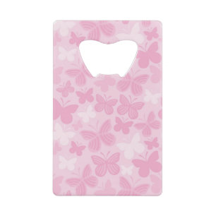 Butterfly-patroon 2 creditkaart flessenopener