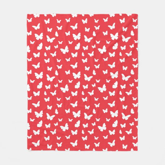 Butterfly-patroon 2 fleece deken (Voorkant)