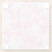 Butterfly-patroon 2 glazen onderzetter (Achterkant)