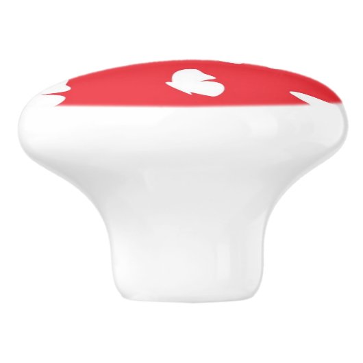 Butterfly-patroon 2 keramische knop (Zijkant)