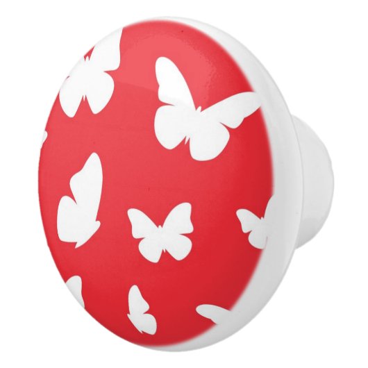 Butterfly-patroon 2 keramische knop (Rechts)