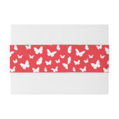 Butterfly-patroon 2 uitnodigingen wikkel (Achterkant Voorbeeld)