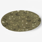 Butterfly Patroon 4 Papieren Bordje (Gekanteld)