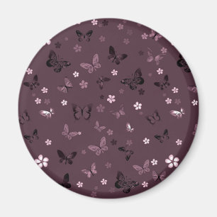 Butterfly Patroon 5 Magneet