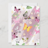 Butterfly Patroon 7 Bedankkaart (Voorkant)