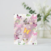 Butterfly Patroon 7 Briefkaart (Staand voorkant)