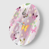 Butterfly Patroon 7 Grote Klok (Hoek)